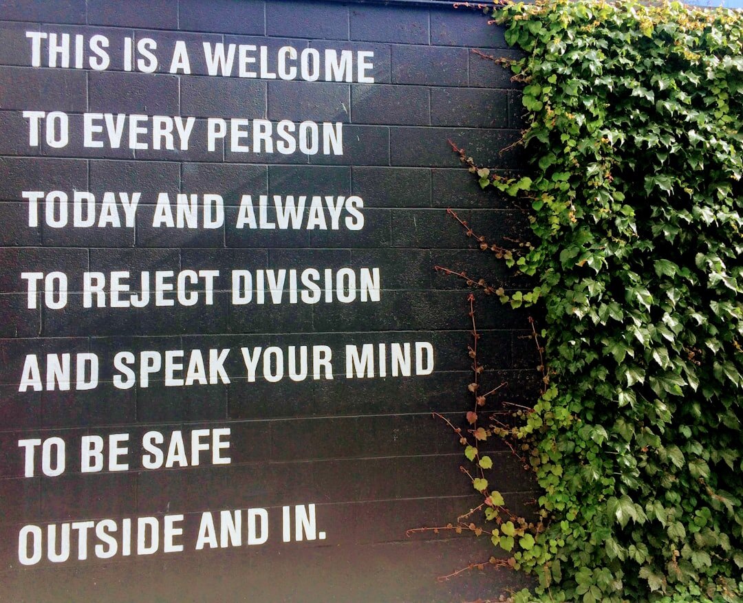 inspirational quote on wall